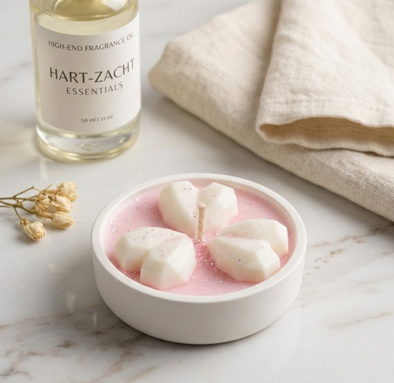 Valentine's Day bowl candle