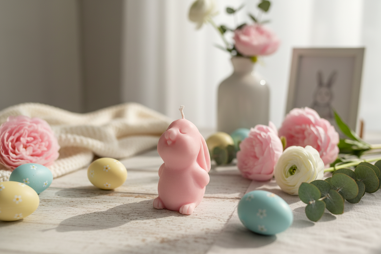 Lifestyle bunny candle photo