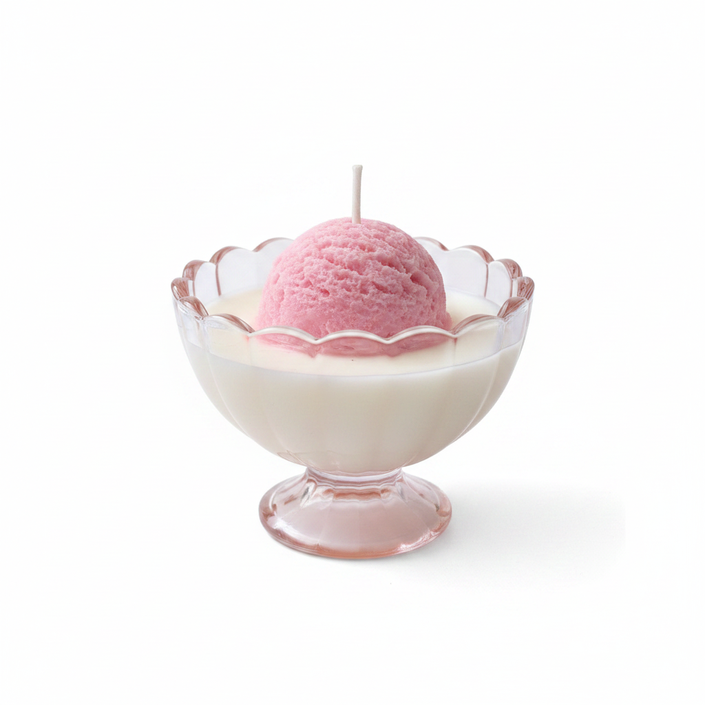Pink Ice Coupe Candle Clean Product Photo